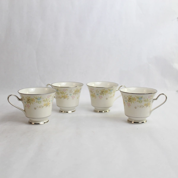 Set of 4 Vintage Noritake Cup and Saucer Sets Blossom Time 7150 China Japan