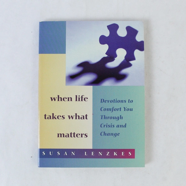 When Life Takes What Matters by Susan Lenzkes 1993 Paperback