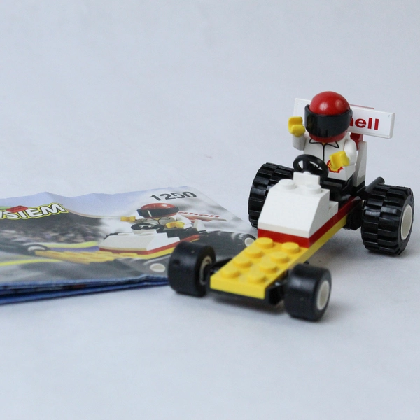 LEGO 1250 Shell Dragster Mini Classic Set Vintage No Box Good Condition