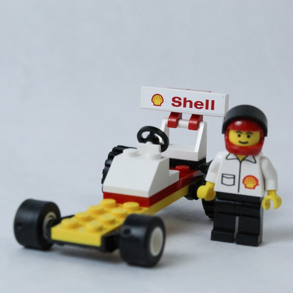LEGO 1250 Shell Dragster Mini Classic Set Vintage No Box Good Condition