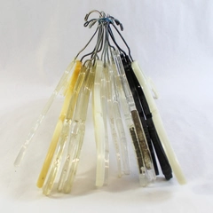 Lot of 14 Standard Size Clothes Hangers with Notched Rotating Hooks Good Used