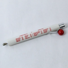 Vintage Sunbeam Candy Deep Fry Thermometer 100-400F Wood Knob Metal Clip