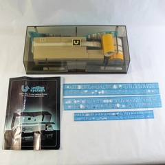 Vintage 1982 Uniline Labeling System Model 8200 Lot with Accessories & Case