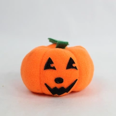 Vintage R Dakin & Co 1984 Miniature Plush Jack O Lantern Pumpkin Halloween Decor