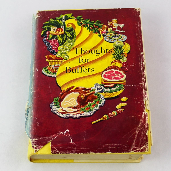 Vintage Thoughts for Buffets Book by William Barss HC 1958 Pre-Owned