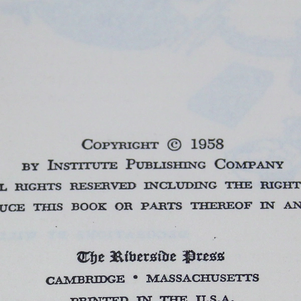 Vintage Thoughts for Buffets Book by William Barss HC 1958 Pre-Owned