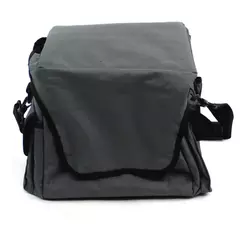 Action Bag Mfg. Gray Camera Bag with Removable Strap & Side Pockets