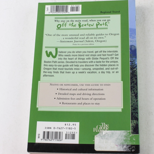 Oregon Off the Beaten Path Myrna Oakley 2002 PB Travel Guide Unique Places