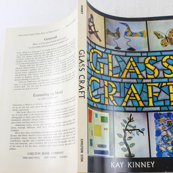 Glass Craft Designing By Kay Kinney 1962 Paperback First Edition