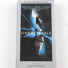 Unbreakable VHS 2001 Touchstone Bruce Willis Samuel L Jackson Good Condition