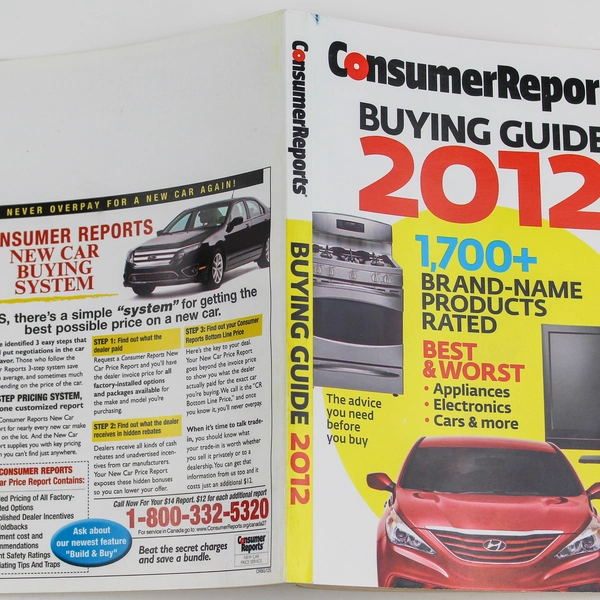 Consumer Reports Buying Guide 1700 Plus Brand Name Products Rated 2012