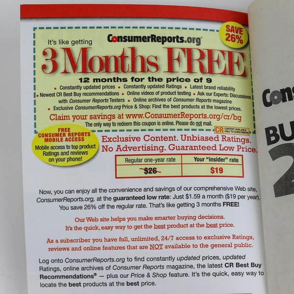 Consumer Reports Buying Guide 1700 Plus Brand Name Products Rated 2012