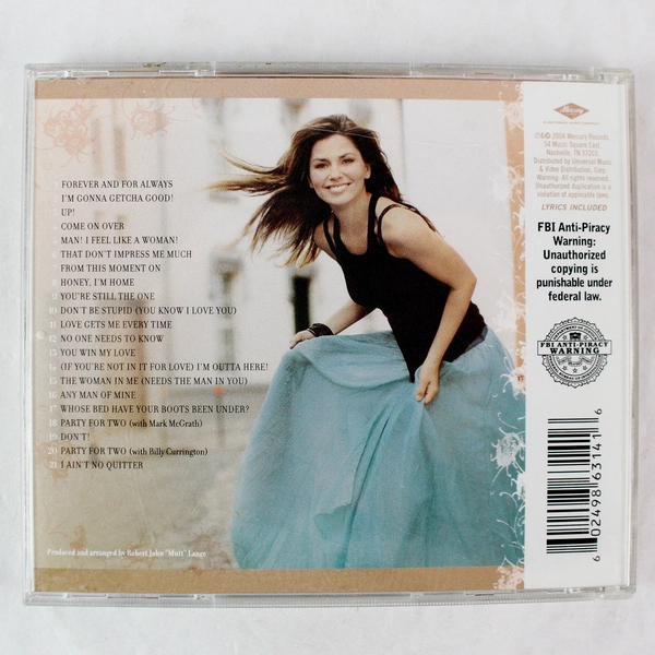 Shania Twain Greatest Hits 2004 Mercury Records CD