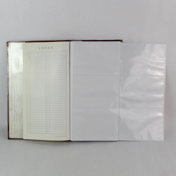 Pioneer New Unused Red Photo Slip In Pocket Album Cellophane Dust Jacket 