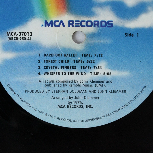 John Klemmer Barefoot Ballet Vinyl LP MCA 37013