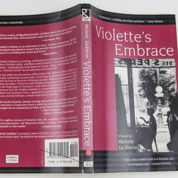 Violette's Embrace by Michele Zackheim 1996 Riverhead Books Paperback Good