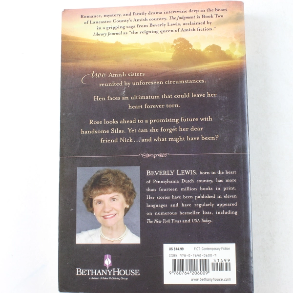 The Judgment Beverly Lewis 2011 Paperback Bethany House Publishers