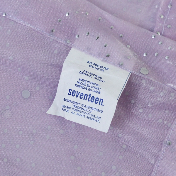 Vintage Seventeen Sheer Backdrop Curtain Drape Panel Pink Silver Toned Beading