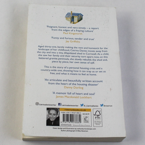 Homesick Why I Live in a Shed by Catrina Davies 2020 PB Pre-owned