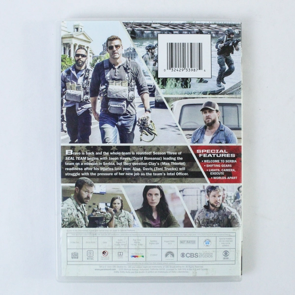 SEAL Team Season Three DVD Boxed Set 2020 CBS Studios David Boreanaz Drama
