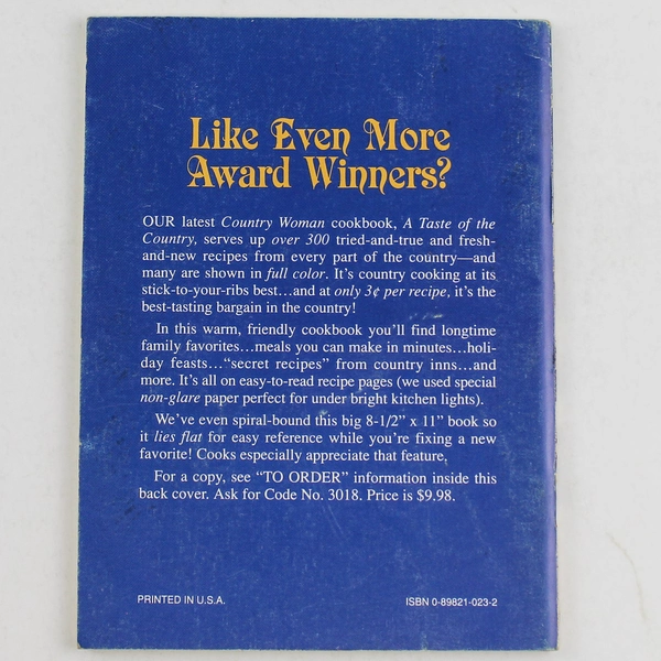 Award Winning Recipes Cookbook 1978 Reiman Publications Farm Wife Good Condition