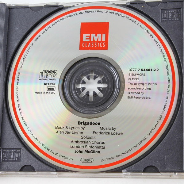 Brigadoon Music CD Book & Lyrics by Alan Jay Lerner London Sinfonietta 1992