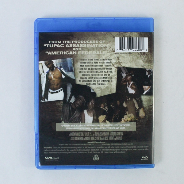 Tupac Assassination Battle for Compton Blu-ray Disc Pre-Owned Good Condition