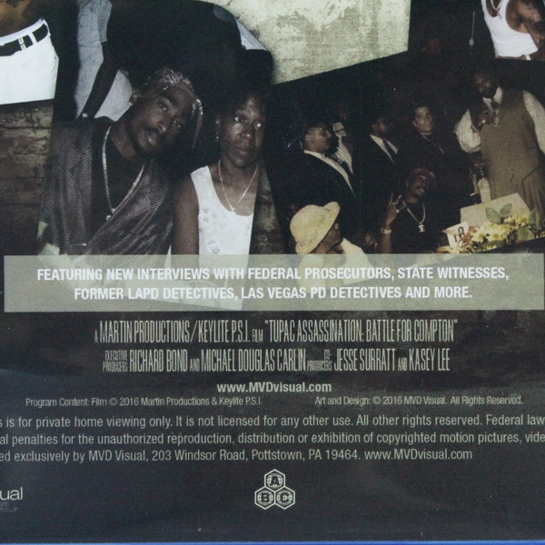 Tupac Assassination Battle for Compton Blu-ray Disc Pre-Owned Good Condition