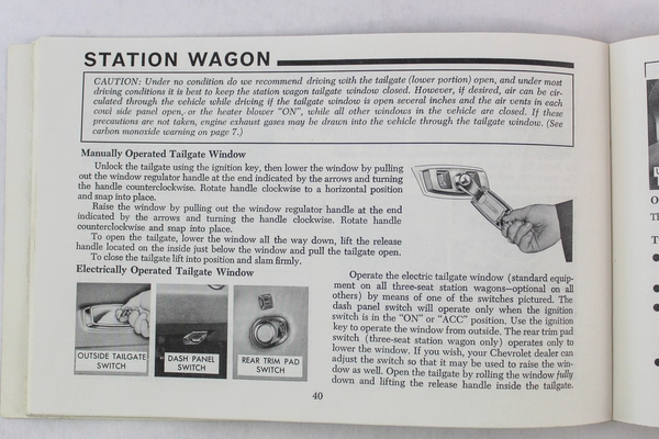 1968 Chevrolet Owner's Manual Original Maintenance Guide Pre-owned Vintage