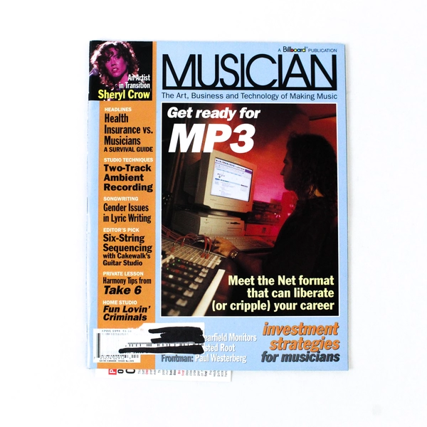 Musician Magazine April 1999 Sheryl Crow Get Ready For MP3 Investment Strategies