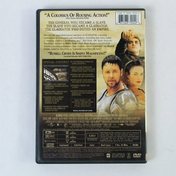 Gladiator Signature Selection 2-Disc Collector's Edition DVD Pre-Owned