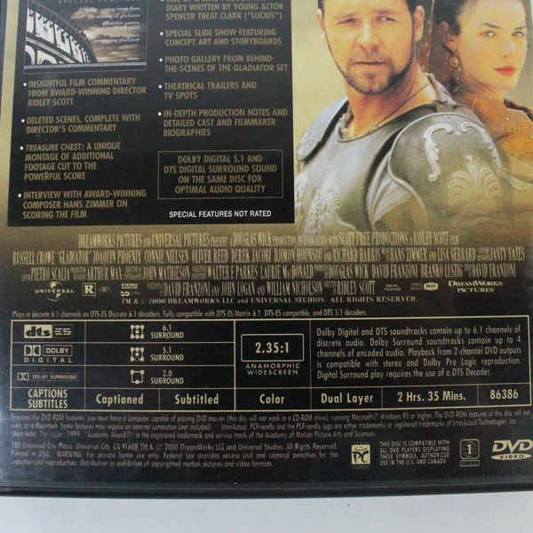 Gladiator Signature Selection 2-Disc Collector's Edition DVD Pre-Owned