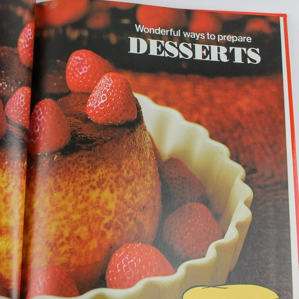 All Color Wonderful Ways to Prepare Desserts Book by Ayers & James 1984