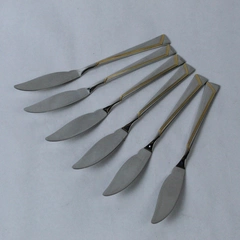 Oneida Golden Era Butter Knives Set of 6 Silvertone Flatware Pre-owned