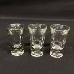 Lot of 3 Libbey Flare Shot Glasses