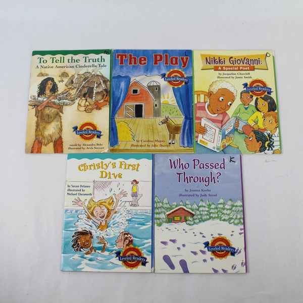 Lot of 5 Houghton Mifflin Leveled Readers Children's Books