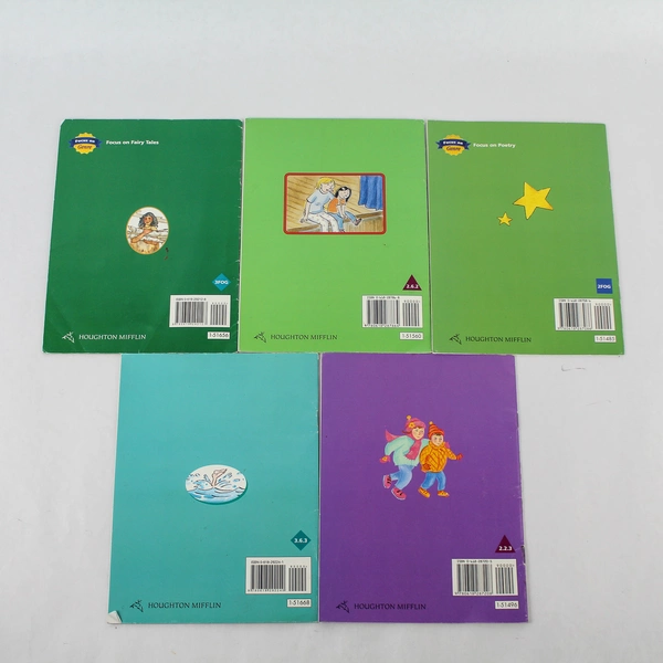 Lot of 5 Houghton Mifflin Leveled Readers Children's Books