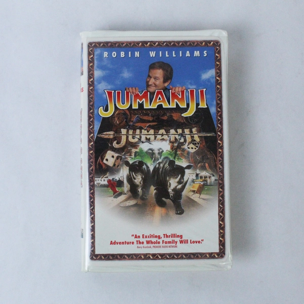 Jumanji VHS 1996 Columbia Tristar Robin Williams Children's Adventure Action