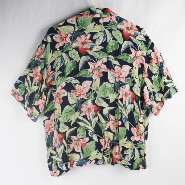 ID Distinctions Women's XL Floral Multicolor Asymmetrical Top Pre-Owned
