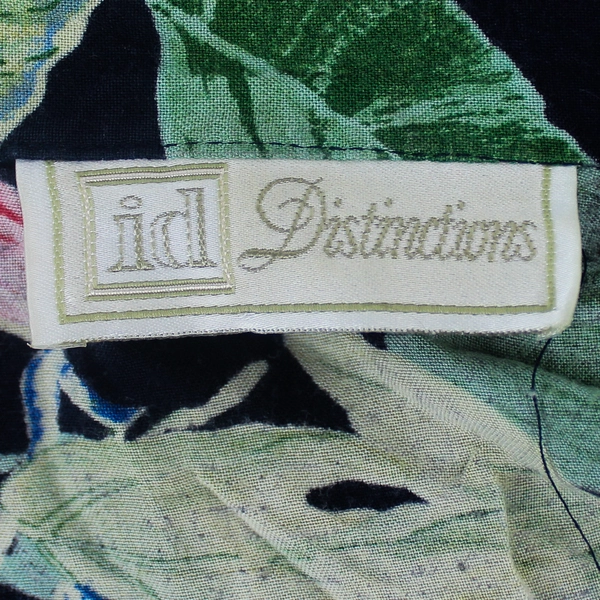 ID Distinctions Women's XL Floral Multicolor Asymmetrical Top Pre-Owned