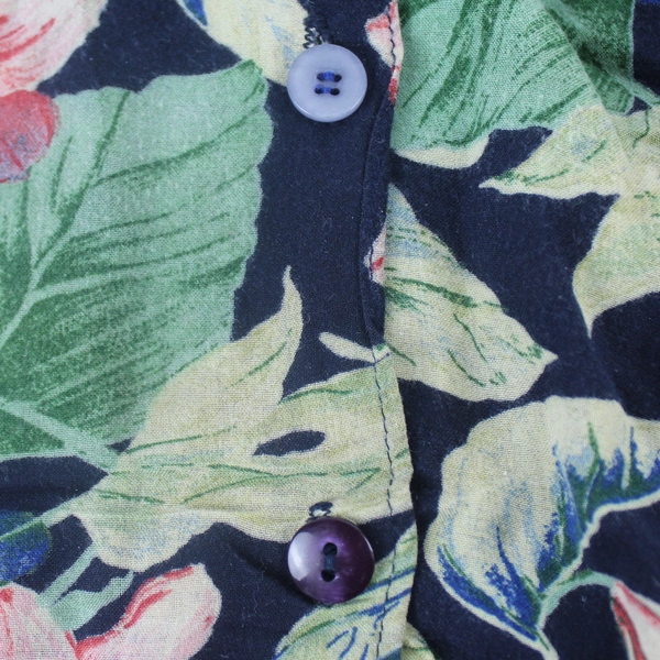 ID Distinctions Women's XL Floral Multicolor Asymmetrical Top Pre-Owned