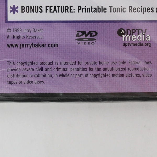 Gardening with Jerry Baker Year 'Round Flower Care DVD 1999 DPTV Media Sealed