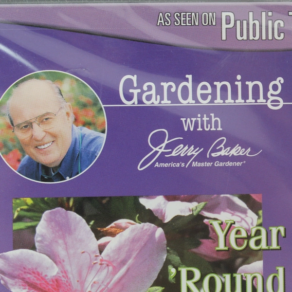 Gardening with Jerry Baker Year 'Round Flower Care DVD 1999 DPTV Media Sealed