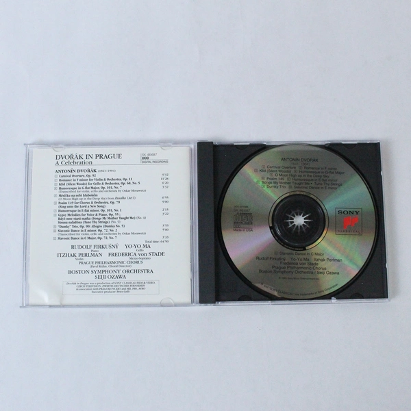Dvorak in Prague Celebration Audio CD 1994 Sony Classical Good Condition