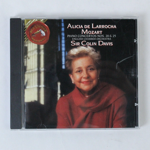 Mozart Piano Concertos Nos. 20 & 25 Alicia De Larrocha CD 1996 RCA Victor