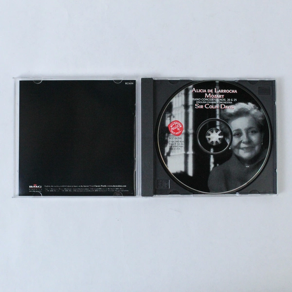 Mozart Piano Concertos Nos. 20 & 25 Alicia De Larrocha CD 1996 RCA Victor