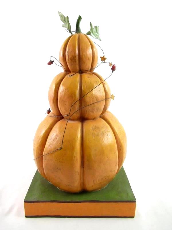 Hayes Lawn and Garden Bless Our Home Fall Pumpkin Sculpture By Dan Dipaolo