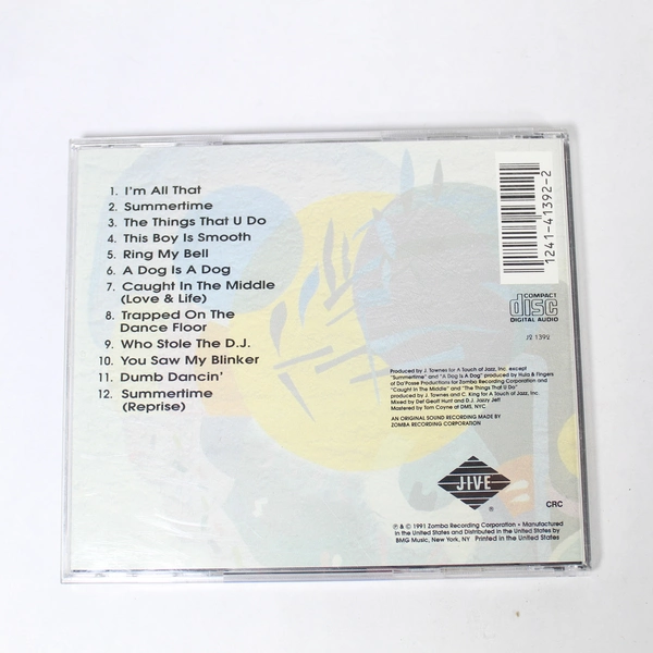 DJ Jazzy Jeff & The Fresh Prince Homebase CD 1991 Jive Rap Hip Hop J21392