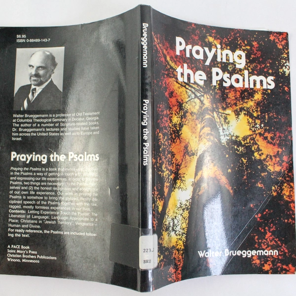 Praying the Psalms by Walter Brueggemann 1993 Ex-Library PB Book
