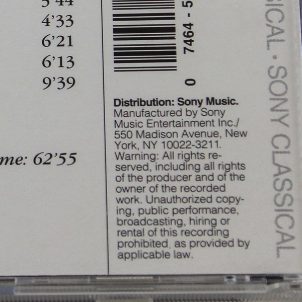 Sibelius Bruch Midori Zubin Mehta Israel Philharmonic Orchestra CD 1994 Sony 